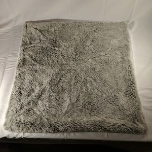 IKEA Gray Faux Fur Pillow Cushion Cover Case Emelinda 65x65cm 26x26" 104.876.18